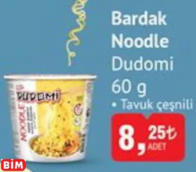 DUDOMİ BARDAK NOODLE DUDOMİ BARDAK NOODLE